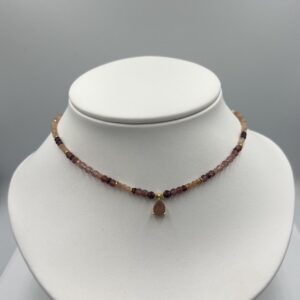 Collier Acier Inoxydable – Tourmaline Mystique