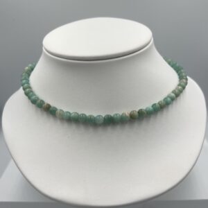 Collier Perles d’Aventurine – Harmonie Verte