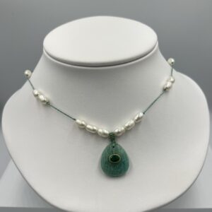 Collier en Fil – Jade & Emeraude - Clarté Minérale