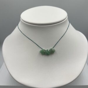 Collier Fil & Aventurine Verte - Élégance Naturelle