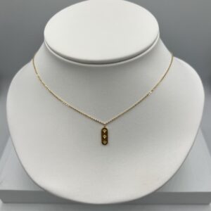 Collier Gold Filled & Pendentif Étoiles en Zirconium - Éclat Céleste