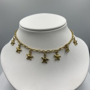 Collier Acier Inoxydable & Étoiles de Mer – Danse Marine