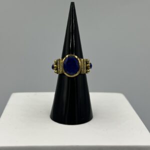 Bague Argent, Laiton & Lapis-Lazuli – Mystère Bleu