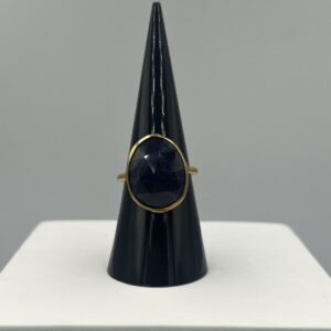 Bague Argent Doré & Iolite – Lolara